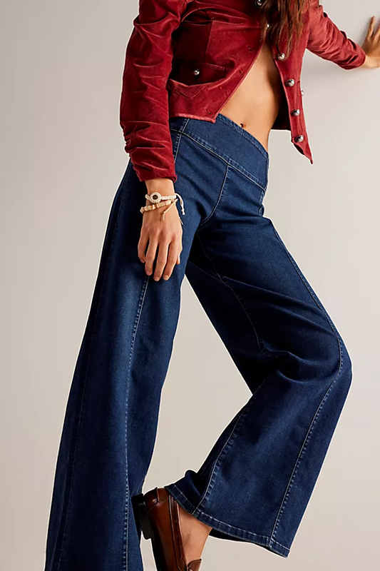 We The Free Spotlight High-Rise Wide-Leg Jeans