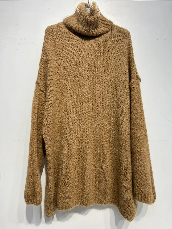 Wool and Mohair Turtleneck