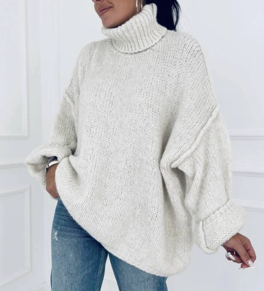 Wool and Mohair Turtleneck