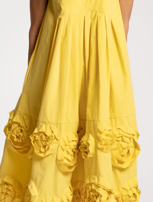 Sunny Flower Dress Yellow