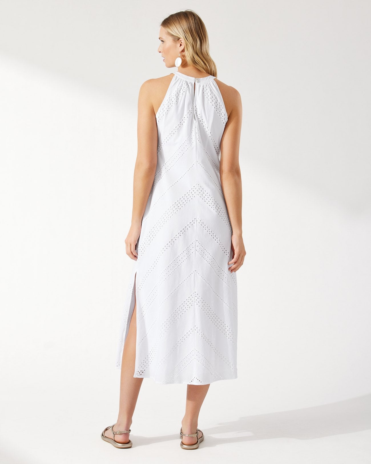 Diamond Maxi Dress - White