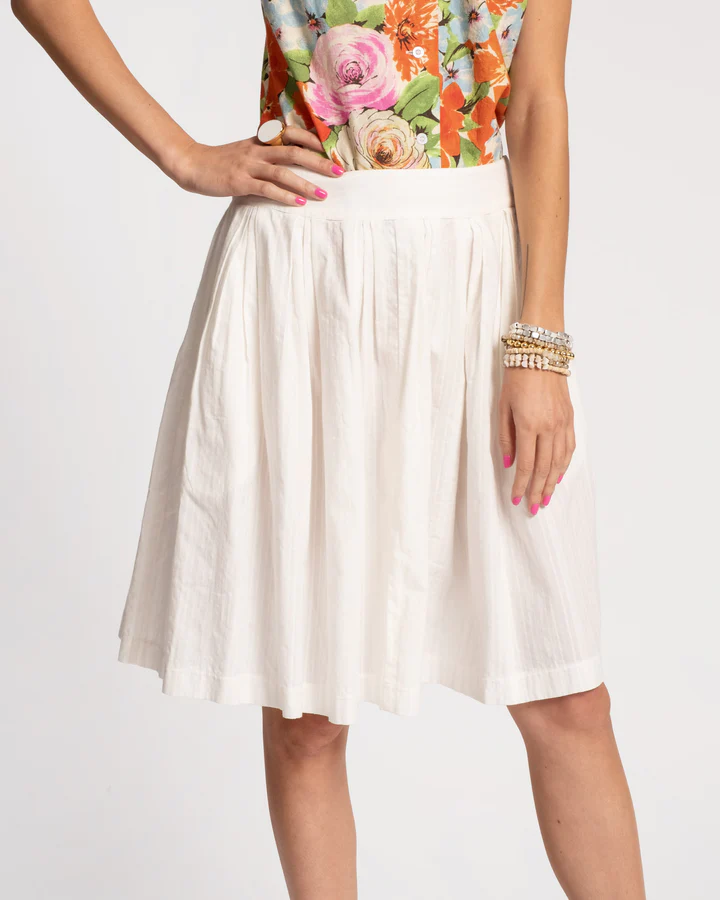 Claire Skirt White