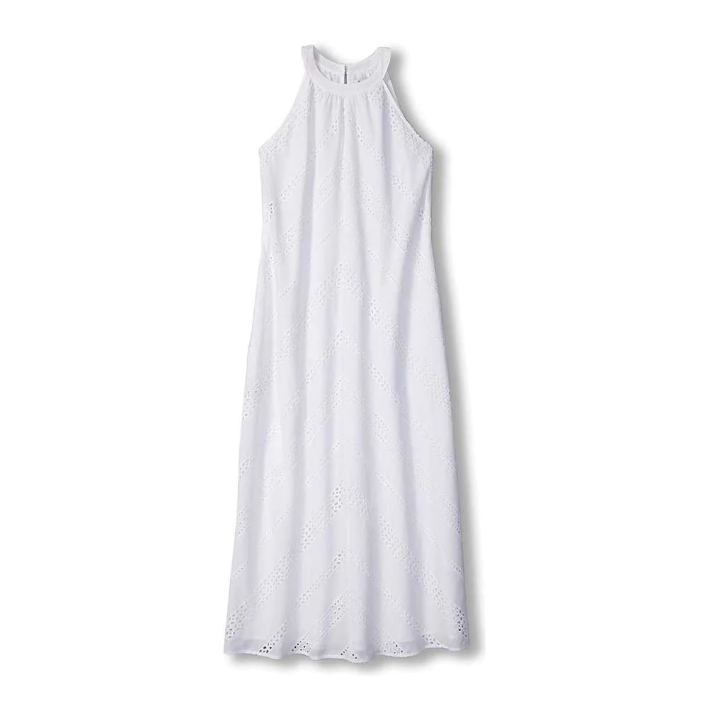 Diamond Maxi Dress - White